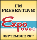 I'm presenting at Expo 2010, presented by the Frederick County Chamber of Commerce
